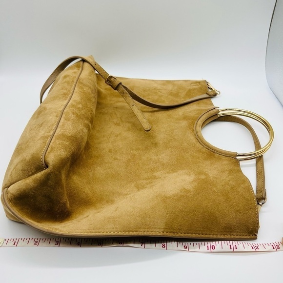 BANANA REPUBLIC WOMENS TAN SYNTHETIC LEATHER BAG - Picture 7 of 12